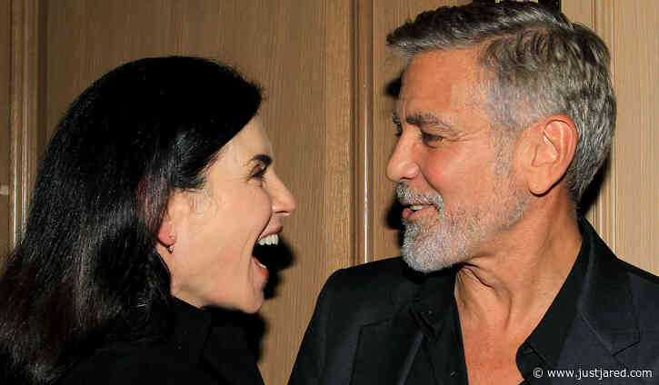 George Clooney Reunites with Julianna Margulies at 'The Tender Bar' Screening