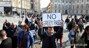 Italia: manifestaciones y paros por entrada en vigor del pasaporte sanitario para los trabajadores - El Comercio Perú