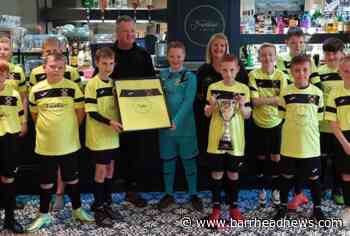 Footballers thank Barrhead business after netting sponsorship deal - Barrhead News