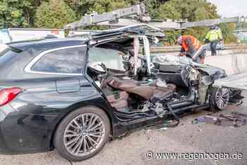 Bruchsal: schwerer Unfall auf der A5 - Regenbogen