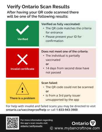 Ontario unveils QR vaccine certificate system