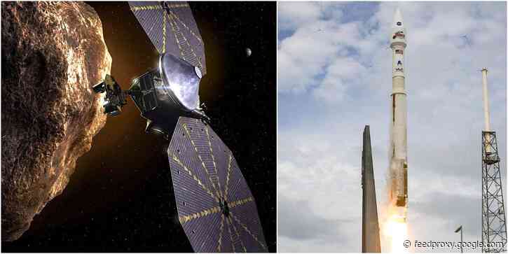 Watch NASA launch a spacecraft to explore ancient asteroids that lead and trail Jupiter around the sun