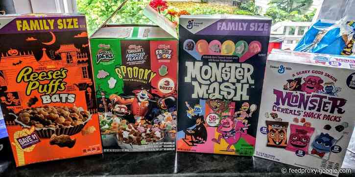 I taste-tested 8 limited-edition Halloween cereals, and the 'Monster Mash' medley is the best of all worlds
