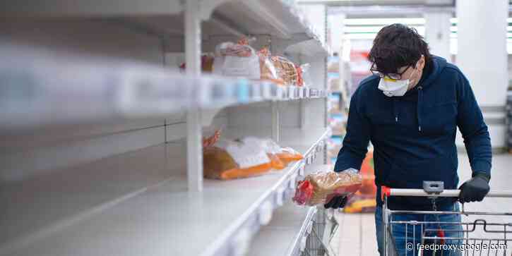 Conservatives take to social media to blame Biden for the supply chain crisis with #BareShelvesBiden, while others hit back with images of fully stocked stores