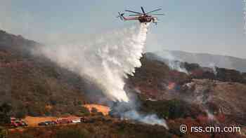 Reagan's ranch is still threatened but firefighters gain ground on Alisal Fire