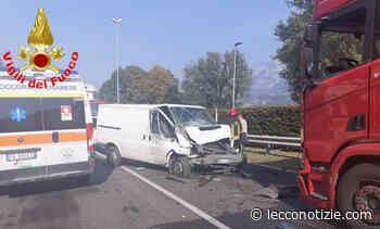 Incidente a Pescate tra tre mezzi. Code lungo la Provinciale - Lecco Notizie - Lecco Notizie