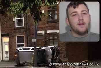 Dangerous driver from Bolton crashed into garden wall after trying to outrun police - The Bolton News