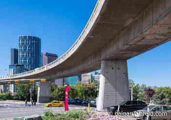 Film production shuts down 4th Avenue flyover into downtown Calgary until Monday - Calgary Herald