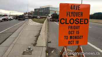 Lights, camera, closure! 4th Avenue flyover into downtown Calgary shut down for days for film production - CTV News Calgary