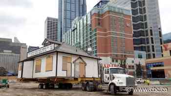 'Iconic' Calgary building carefully moved to make way for Eau Claire revamp - CBC.ca