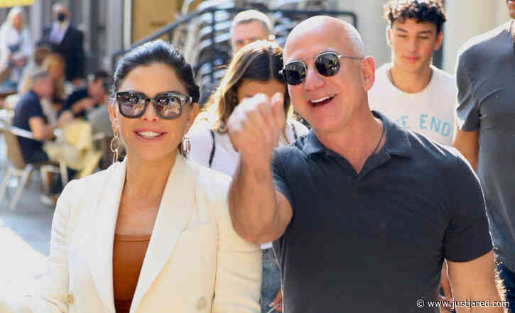Jeff Bezos & Girlfriend Lauren Sanchez Are All Smiles After a Lunch Date in New York City