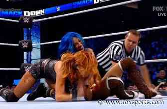 Becky Lynch and Sasha Banks tangle en route to Crown Jewel