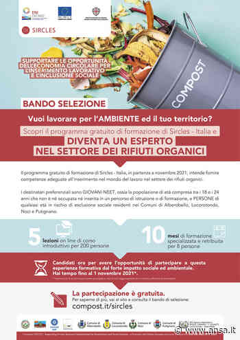 Noci, Alberobello, Locorotondo, Putignano: Al via progetto Sircles – Italia - ANCI Puglia - Agenzia ANSA