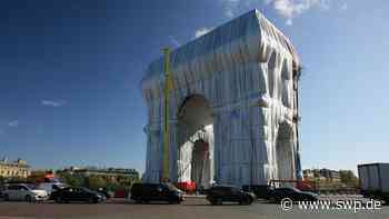 Christo Paris: Arbeitsbühne aus Ulm im Einsatz bei Ver- und Enthüllung des Triumphbogens - SWP
