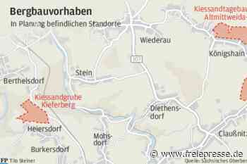 Kies geht zur Neige - Suche läuft - Freie Presse