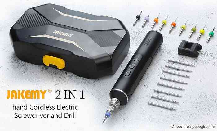 JAKEMY professional cordless electric screwdriver and drill