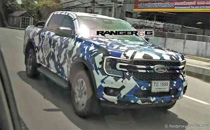 Next-generation Ford Ranger spied in camouflage
