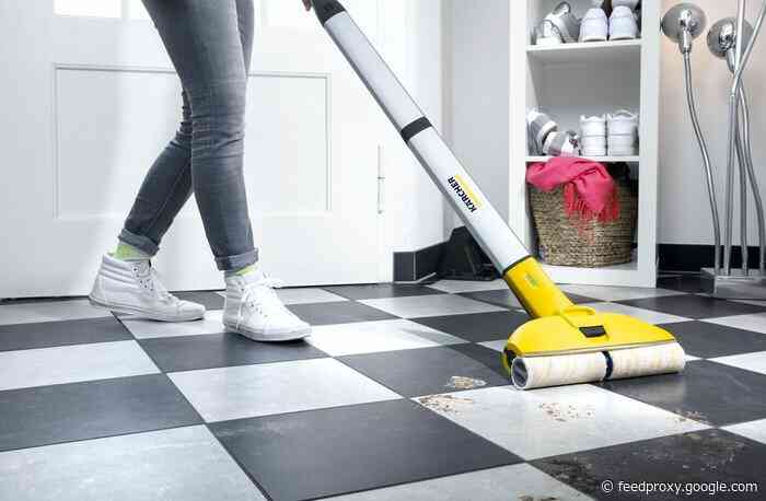 New Kärcher Electric Wipe Mop EWM 2 makes mopping easy
