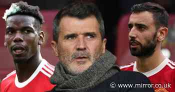 Roy Keane has same problem with Bruno Fernandes after Paul Pogba leaves him red-faced - The Mirror