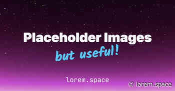 Lorem.Space - Placeholder images, but useful