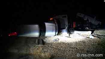 Four train passengers are hurt in Amtrak crash with truck in Oklahoma