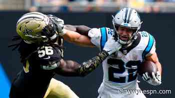 McCaffrey put on IR, can't return until Week 9