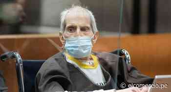 El millonario Robert Durst es hospitalizado por coronavirus tras su condena a cadena perpetua - El Comercio Perú