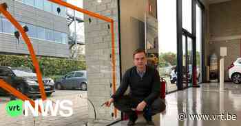 Inbreker dringt "in ware Mission impossible-stijl" garage binnen in Vilvoorde en steelt kluis en vervangwagen - VRT NWS