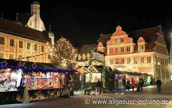 Weihnachtsmarkt Memmingen - Christkindlesmarkt vom 19. November bis 22. Dezember? - Allgäuer Zeitung
