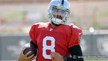 Bisaccia, 3-2 Raiders activate backup QB Mariota