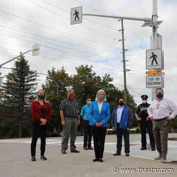 New pedestrian crossover opens on Yonge Street in Holland Landing - Toronto Star