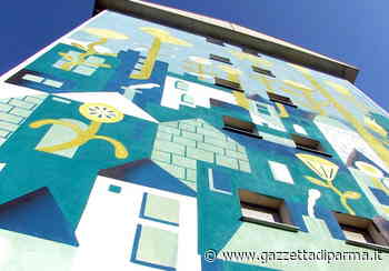 Al Montanara l'enorme facciata bianca diventa arte pubblica - Gazzetta di Parma