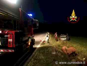 Cuneo, auto fuori strada nei pressi dello stabilimento Michelin - Cuneodice.it