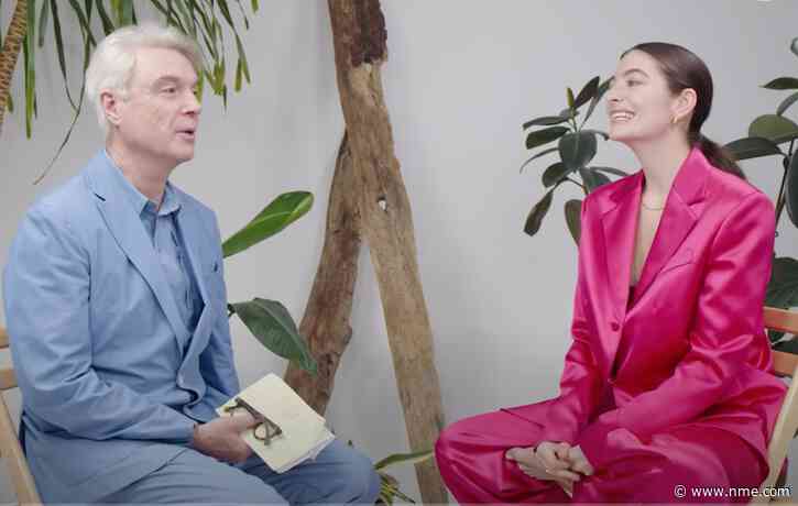 David Byrne recalls hearing Lorde’s music for the first time: “I thought, ‘I could learn from that'”