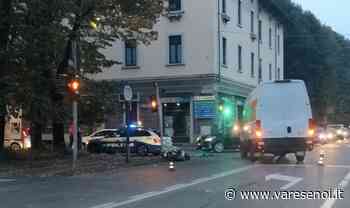 Gallarate, scontro all'incrocio: motociclista trasportato al pronto soccorso - VareseNoi.it
