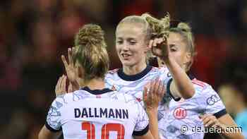 Women's Champions League: Bayern, Lyon, Barcelona & Arsenal siegen - UEFA.com