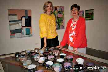 Els en Christel exposeren hun abstracte kunstwerken (Lokeren) - Het Nieuwsblad
