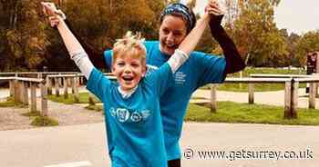 Brave Farnham boy who 'begged' for his leg to be chopped off takes part in charity run - Surrey Live
