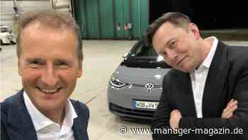 Tesla-Chef Elon Musk besucht Volkswagens Führungskräfte - virtuell