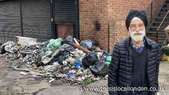 Harrow trader forced to hire skips to clear fly-tipped rubbish
