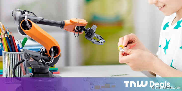Support scientific interest with a price drop on this comprehensive robot arm kit