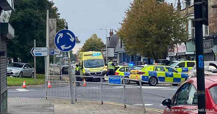 Hessle Road police incident live updates as officers shut road