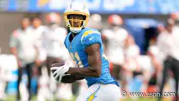 Chargers WR Williams active for Ravens matchup