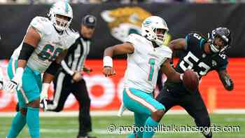Jaguars snap losing streak with win over Dolphins in London