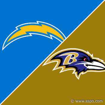 Follow live: Lamar, Ravens take on Chargers in battle of first-place squads