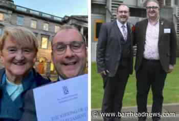 Community champions enjoy right royal day out in Scotland's capital - Barrhead News