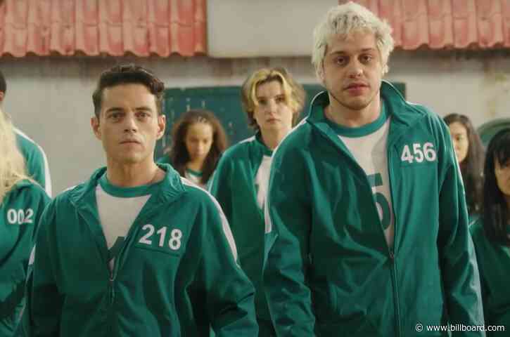 Rami Malek & Pete Davidson Star in ‘Squid Game’ Country Music Video on ‘SNL’: Watch