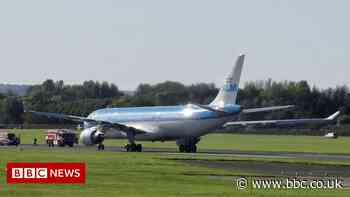 Plane in emergency Prestwick Airport landing over faulty oven
