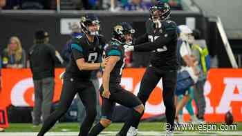 Jaguars throw 'slider' to help end 20-game skid