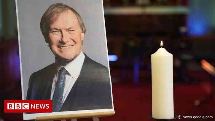 Sir David Amess death: Show kindness and love, say MP's family - BBC News
